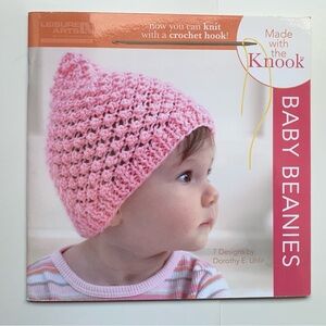 BABY BEANIES 7 Designs Now You Can Knit With A Crochet Hook Made With The Knook
